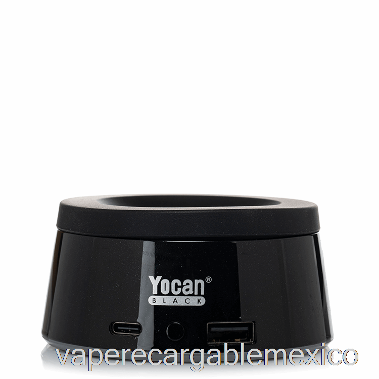 Vape Recargable Yocan Black Celestial Flux Cargador Inalambrico Negro